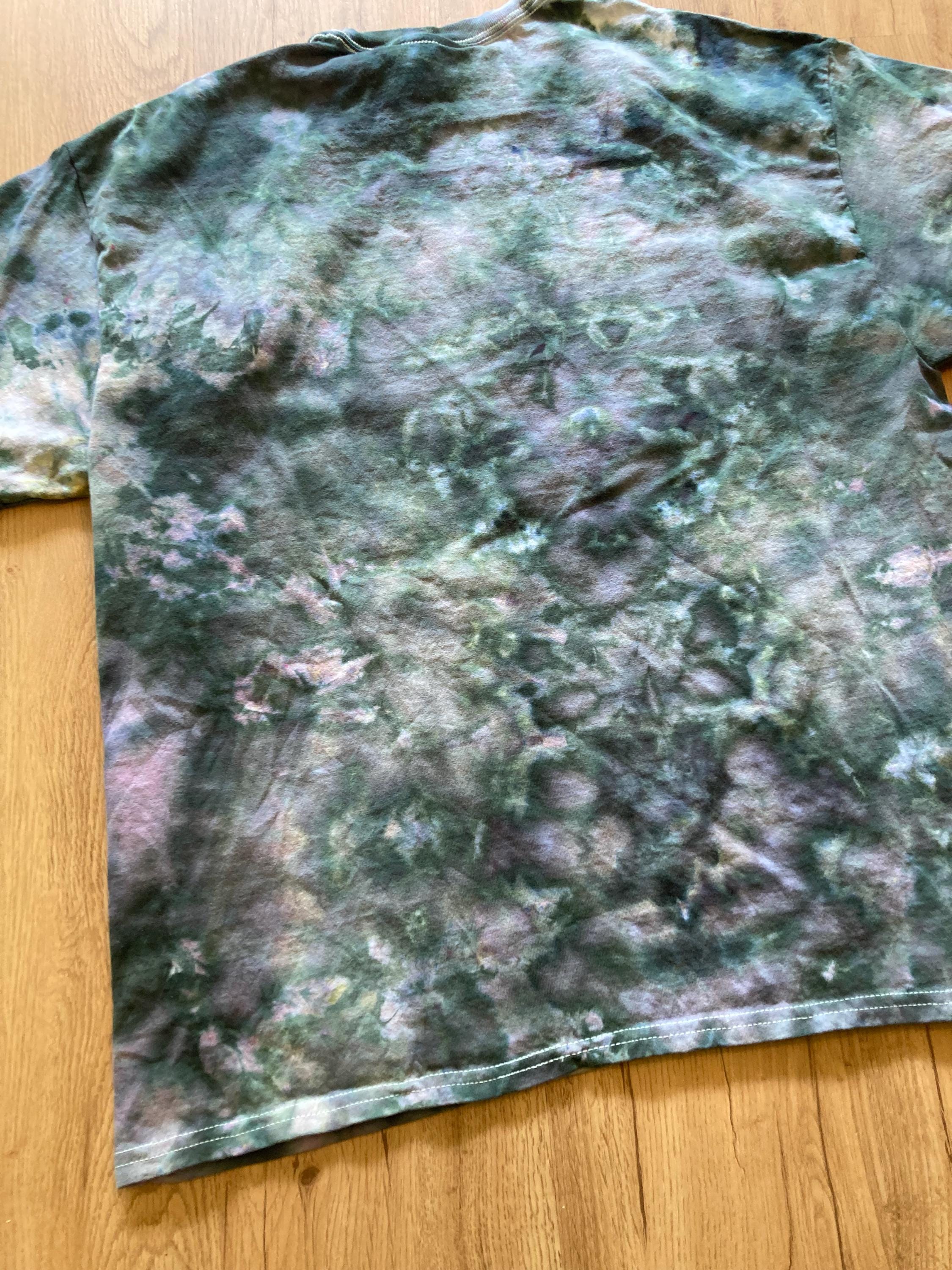 Xl Shirt | Mandala Tie Dye Shirt | Psychedelic T Shirt | Galaxy Ice Dye Shirt | Festival Shirt | Mandala Psytrance Shirt | Geode Tie Dye