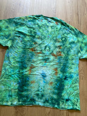 2Xl | Lotus Tie Dye Shirt | Psychedelic T Shirt | Galaxy Ice Dye Shirt | Festival Shirt | Mandala Psytrance Shirt | Geode Tie Dye