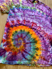 Medium Shirt | Spiral Tie Dye Shirt | Psychedelic T Shirt | Galaxy Ice Dye Shirt | Festival Shirt | Mandala Psytrance Shirt | Geode Tie Dye
