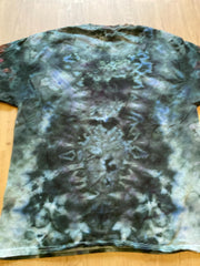 Xl Shirt | Mandala Tie Dye Shirt | Psychedelic T Shirt | Galaxy Ice Dye Shirt | Festival Shirt | Mandala Psytrance Shirt | Geode Tie Dye