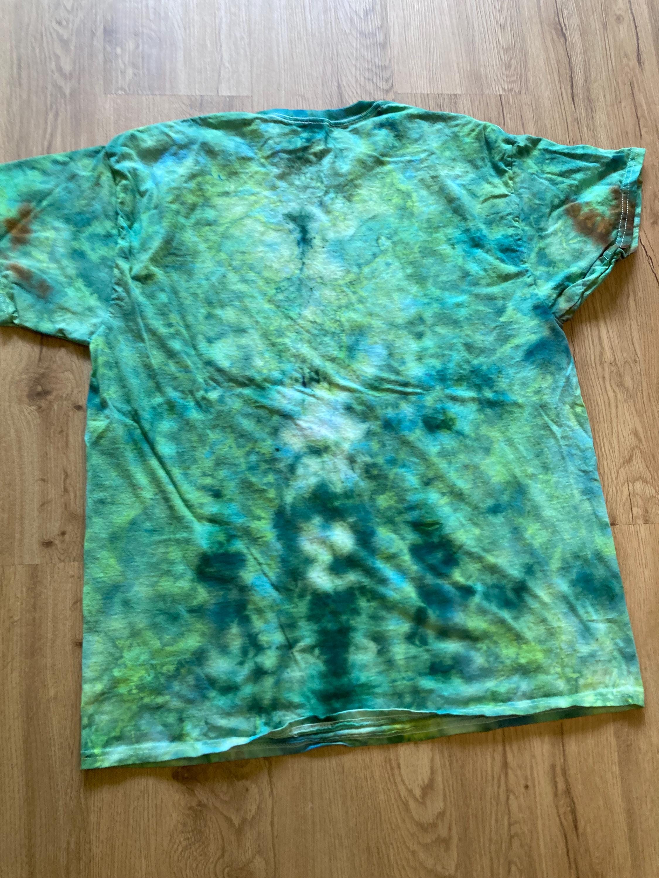 Xl Shirt | Mandala Tie Dye Shirt | Psychedelic T Shirt | Galaxy Ice Dye Shirt | Festival Shirt | Mandala Psytrance Shirt | Geode Tie Dye