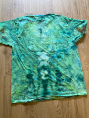 Xl Shirt | Mandala Tie Dye Shirt | Psychedelic T Shirt | Galaxy Ice Dye Shirt | Festival Shirt | Mandala Psytrance Shirt | Geode Tie Dye