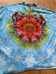 5XL Shirt | Mandala Tie Dye Shirt | Psychedelic T Shirt | Galaxy Ice Dye Shirt | Festival Shirt | Mandala Psytrance Shirt | Geode Tie Dye