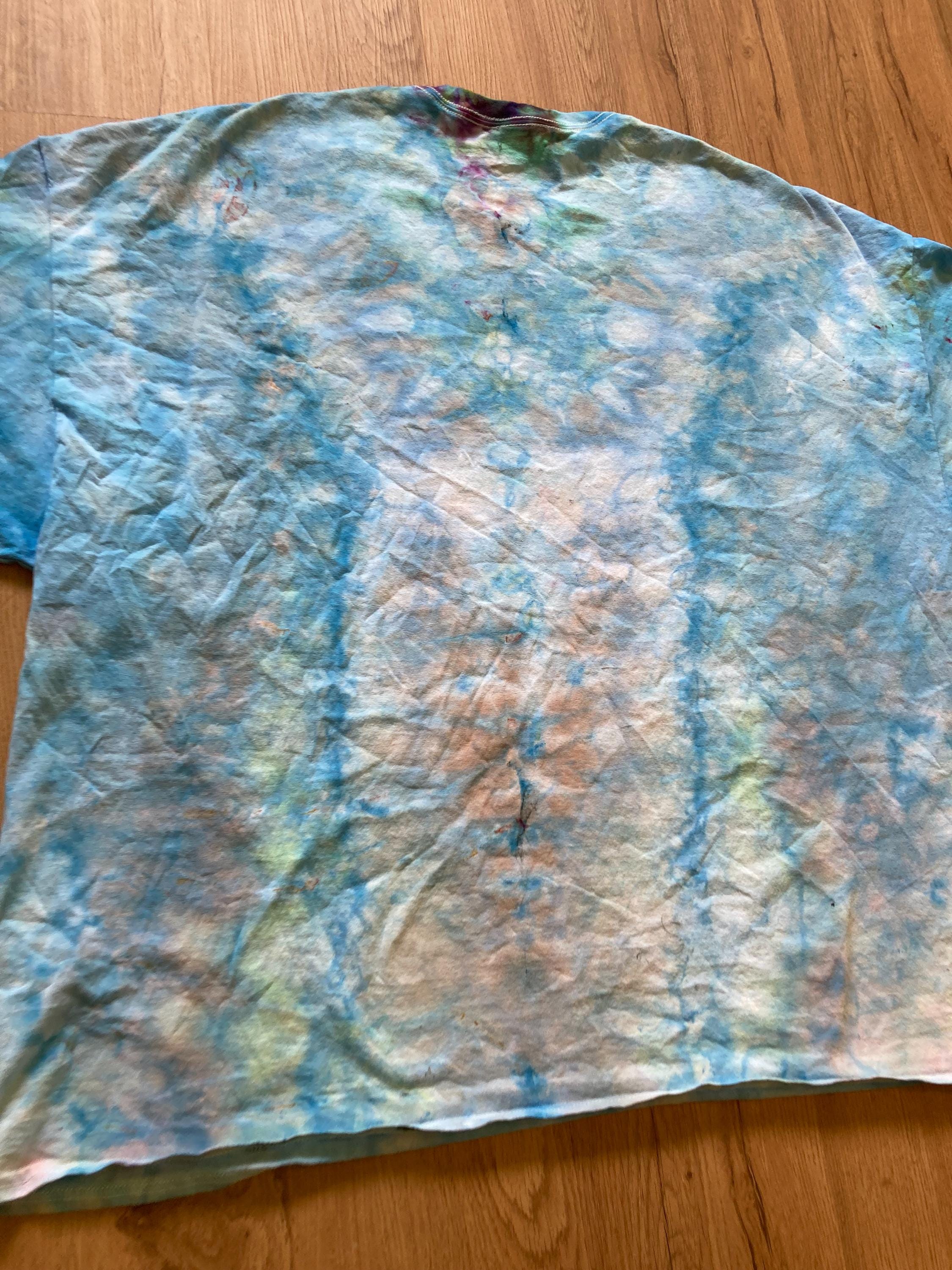 5XL Shirt | Mandala Tie Dye Shirt | Psychedelic T Shirt | Galaxy Ice Dye Shirt | Festival Shirt | Mandala Psytrance Shirt | Geode Tie Dye