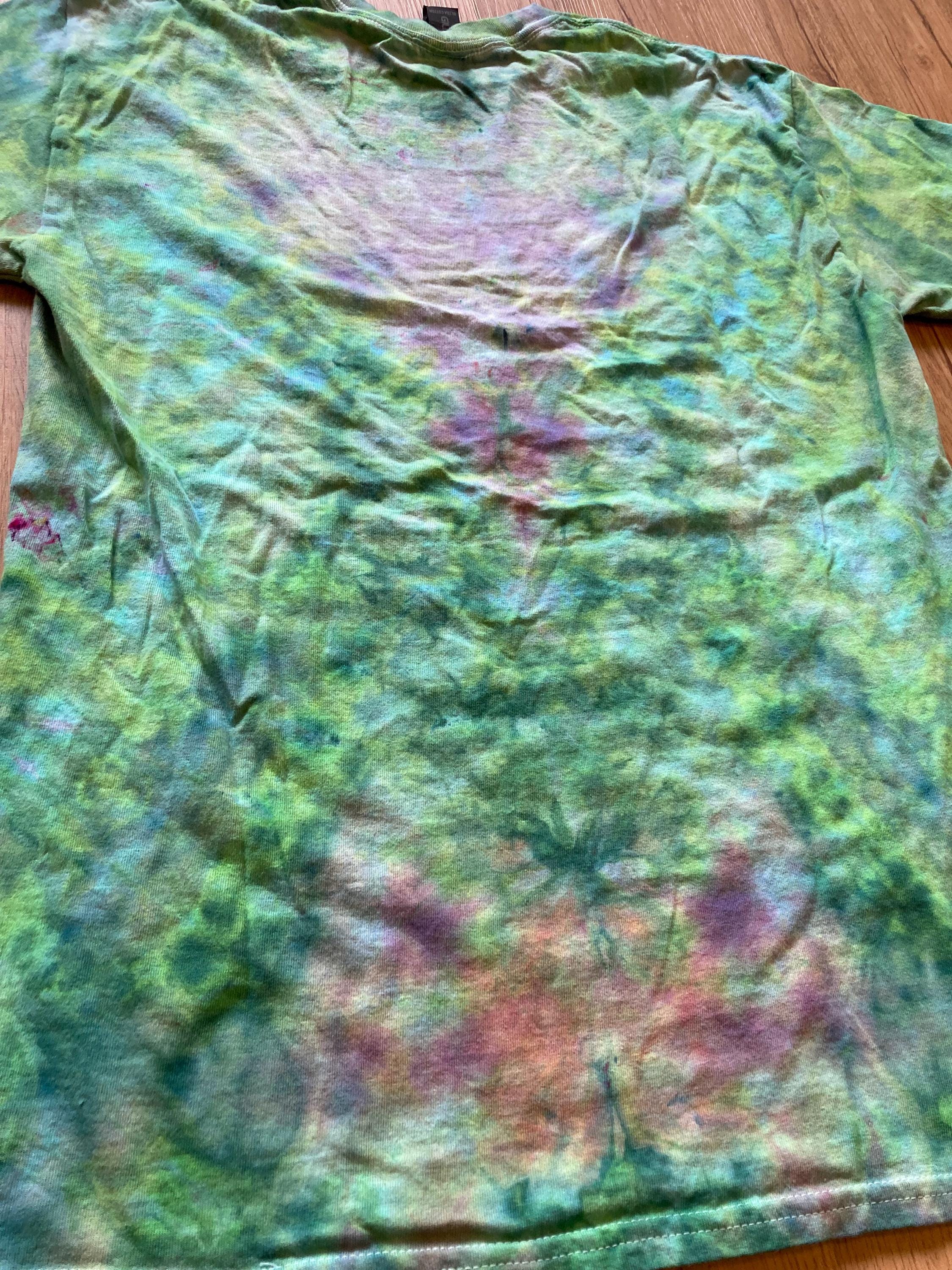 Medium Shirt | Lotus Tie Dye Shirt | Psychedelic T Shirt | Galaxy Ice Dye Shirt | Festival Shirt | Mandala Psytrance Shirt | Geode Tie Dye
