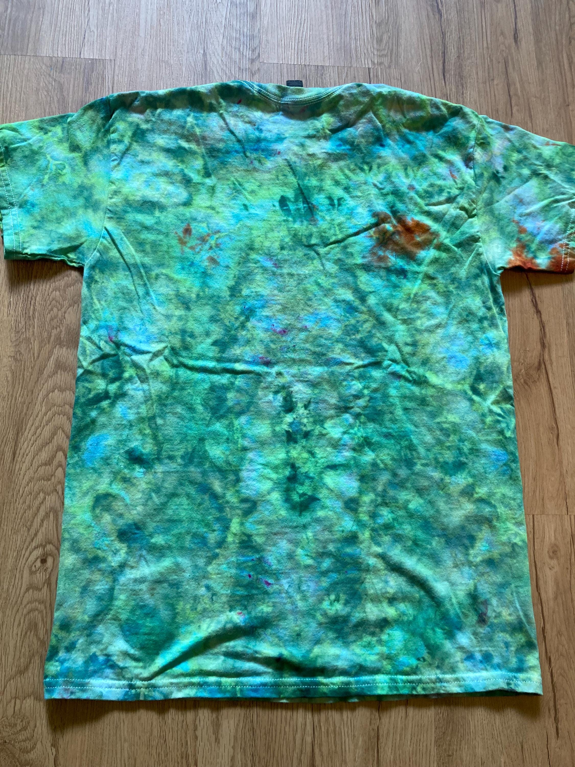 Medium Shirt | Lotus Tie Dye Shirt | Psychedelic T Shirt | Galaxy Ice Dye Shirt | Festival Shirt | Mandala Psytrance Shirt | Geode Tie Dye