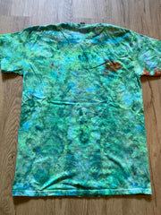 Medium Shirt | Lotus Tie Dye Shirt | Psychedelic T Shirt | Galaxy Ice Dye Shirt | Festival Shirt | Mandala Psytrance Shirt | Geode Tie Dye