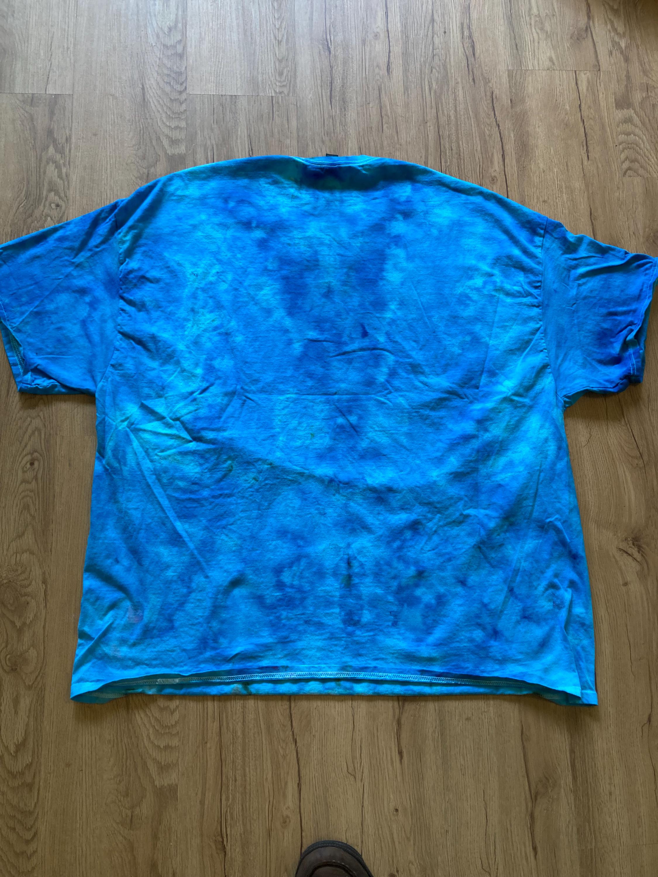 4XL | Lotus Tie Dye Shirt | Psychedelic T Shirt | Galaxy Ice Dye Shirt | Festival Shirt | Mandala Psytrance Shirt | Geode Tie Dye