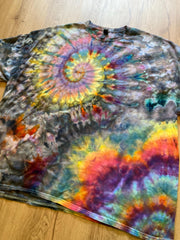 4XL | Special Tie Dye Shirt | Psychedelic T Shirt | Galaxy Ice Dye Shirt | Festival Shirt | Mandala Psytrance Shirt | Geode Tie Dye