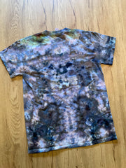 Small Shirt | Lotus Tie Dye Shirt | Psychedelic T Shirt | Galaxy Ice Dye Shirt | Festival Shirt | Mandala Psytrance Shirt | Geode Tie Dye