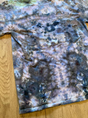 Small Shirt | Lotus Tie Dye Shirt | Psychedelic T Shirt | Galaxy Ice Dye Shirt | Festival Shirt | Mandala Psytrance Shirt | Geode Tie Dye