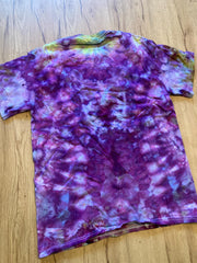 Medium Shirt | Lotus Tie Dye Shirt | Psychedelic T Shirt | Galaxy Ice Dye Shirt | Festival Shirt | Mandala Psytrance Shirt | Geode Tie Dye