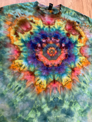 Xl Shirt | Mandala Tie Dye Shirt | Psychedelic T Shirt | Galaxy Ice Dye Shirt | Festival Shirt | Mandala Psytrance Shirt | Geode Tie Dye