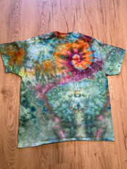 Xl Shirt | Special Tie Dye Shirt | Psychedelic T Shirt | Galaxy Ice Dye Shirt | Festival Shirt | Mandala Psytrance Shirt | Geode Tie Dye
