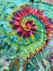 Large Shirt | Spiral Tie Dye Shirt | Psychedelic T Shirt | Galaxy Ice Dye Shirt | Festival Shirt | Mandala Psytrance Shirt | Geode Tie Dye