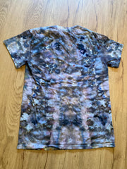 Small Shirt | Lotus Tie Dye Shirt | Psychedelic T Shirt | Galaxy Ice Dye Shirt | Festival Shirt | Mandala Psytrance Shirt | Geode Tie Dye