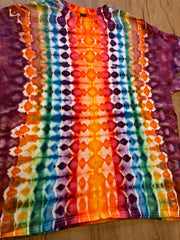 Xl Shirt | fractal Tie Dye Shirt | Psychedelic T Shirt | Galaxy Ice Dye Shirt | Festival Shirt | Mandala Psytrance Shirt | Geode Tie Dye