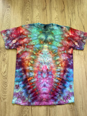 Medium Shirt | Fractal Tie Dye Shirt | Psychedelic T Shirt | Galaxy Ice Dye Shirt | Festival Shirt | Mandala Psytrance Shirt | Geode Tie Dye