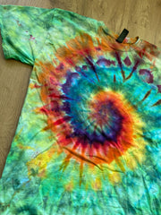 Medium Shirt | Spiral Tie Dye Shirt | Psychedelic T Shirt | Galaxy Ice Dye Shirt | Festival Shirt | Mandala Psytrance Shirt | Geode Tie Dye
