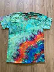 Medium Shirt | Lotus Tie Dye Shirt | Psychedelic T Shirt | Galaxy Ice Dye Shirt | Festival Shirt | Mandala Psytrance Shirt | Geode Tie Dye