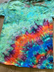 Medium Shirt | Lotus Tie Dye Shirt | Psychedelic T Shirt | Galaxy Ice Dye Shirt | Festival Shirt | Mandala Psytrance Shirt | Geode Tie Dye