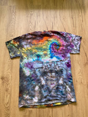 Medium Shirt | Special Tie Dye Shirt | Psychedelic T Shirt | Galaxy Ice Dye Shirt | Festival Shirt | Mandala Psytrance Shirt | Geode Tie Dye