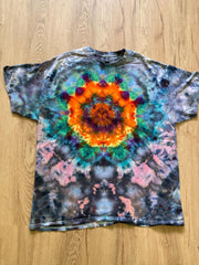 Xl Shirt | Mandala Tie Dye Shirt | Psychedelic T Shirt | Galaxy Ice Dye Shirt | Festival Shirt | Mandala Psytrance Shirt | Geode Tie Dye