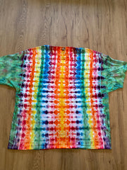 3XL Shirt | Fractal Tie Dye Shirt | Psychedelic T Shirt | Galaxy Ice Dye Shirt | Festival Shirt | Mandala Psytrance Shirt | Geode Tie Dye