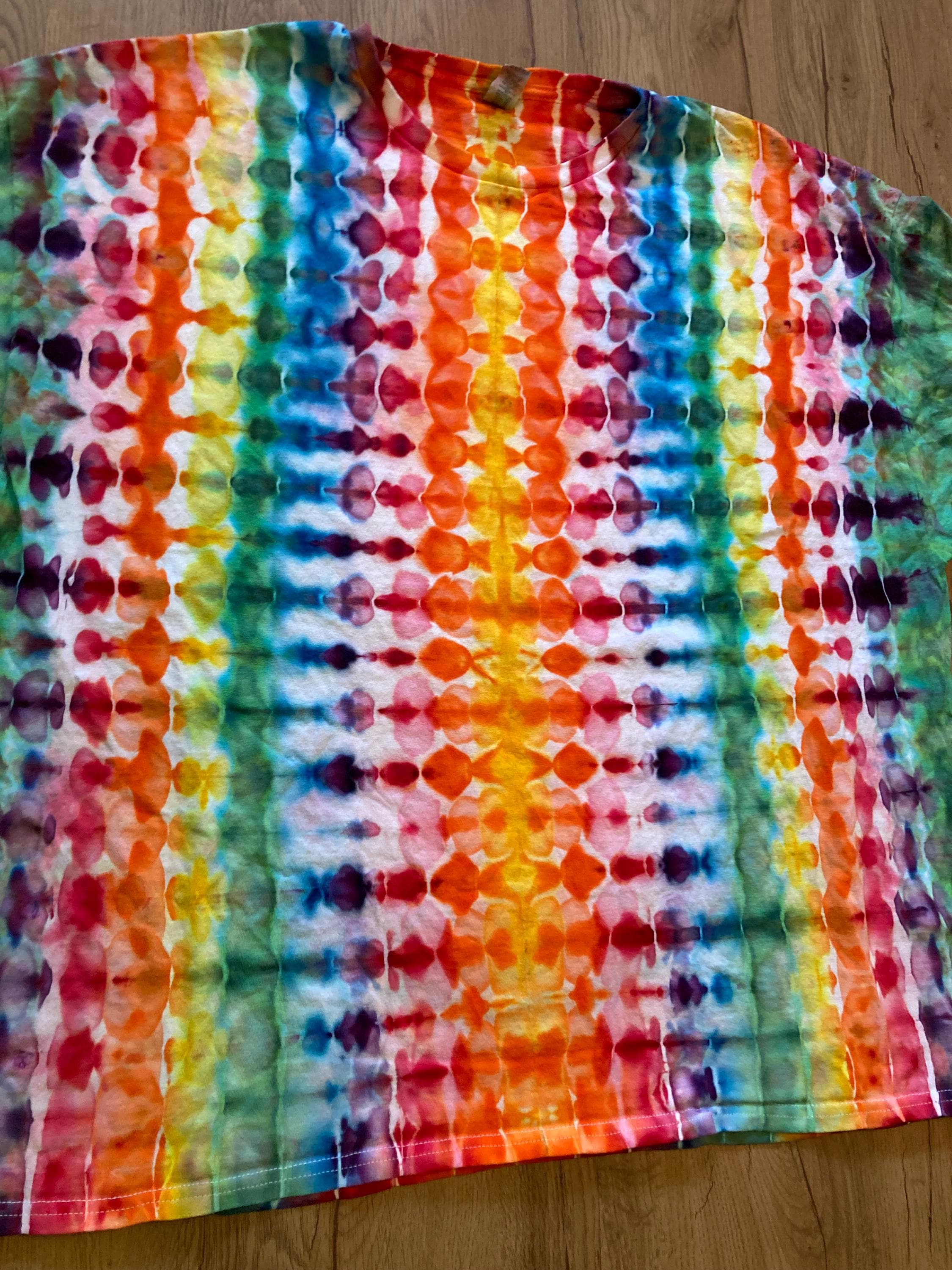3XL Shirt | Fractal Tie Dye Shirt | Psychedelic T Shirt | Galaxy Ice Dye Shirt | Festival Shirt | Mandala Psytrance Shirt | Geode Tie Dye