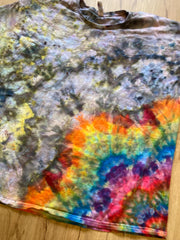 3XL Shirt | Lotus Tie Dye Shirt | Psychedelic T Shirt | Galaxy Ice Dye Shirt | Festival Shirt | Mandala Psytrance Shirt | Geode Tie Dye