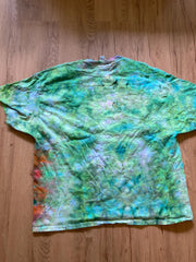 3XL Shirt | Lotus Tie Dye Shirt | Psychedelic T Shirt | Galaxy Ice Dye Shirt | Festival Shirt | Mandala Psytrance Shirt | Geode Tie Dye
