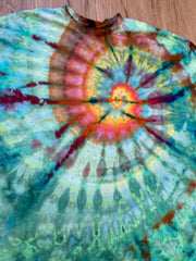 2Xl | Spiral Swirl Tie Dye Shirt | Psychedelic T Shirt | Galaxy Ice Dye Shirt | Festival Shirt | Mandala Psytrance Shirt | Geode Tie Dye