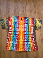 2Xl | fractal Tie Dye Shirt | Psychedelic T Shirt | Galaxy Ice Dye Shirt | Festival Shirt | Mandala Psytrance Shirt | Geode Tie Dye