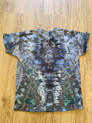 Large Shirt | Lotus Tie Dye Shirt | Psychedelic T Shirt | Galaxy Ice Dye Shirt | Festival Shirt | Mandala Psytrance Shirt | Geode Tie Dye