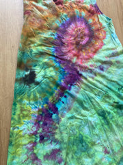 Large  Special Tie Dye dress Psychedelic  kaleidoscopic burst mandala flower Galaxy