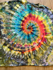 5XL Shirt | Spiral Tie Dye Shirt | Psychedelic T Shirt | Galaxy Ice Dye Shirt | Festival Shirt | Mandala Psytrance Shirt | Geode Tie Dye