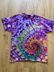 Large Shirt | Spiral Tie Dye Shirt | Psychedelic T Shirt | Galaxy Ice Dye Shirt | Festival Shirt | Mandala Psytrance Shirt | Geode Tie Dye