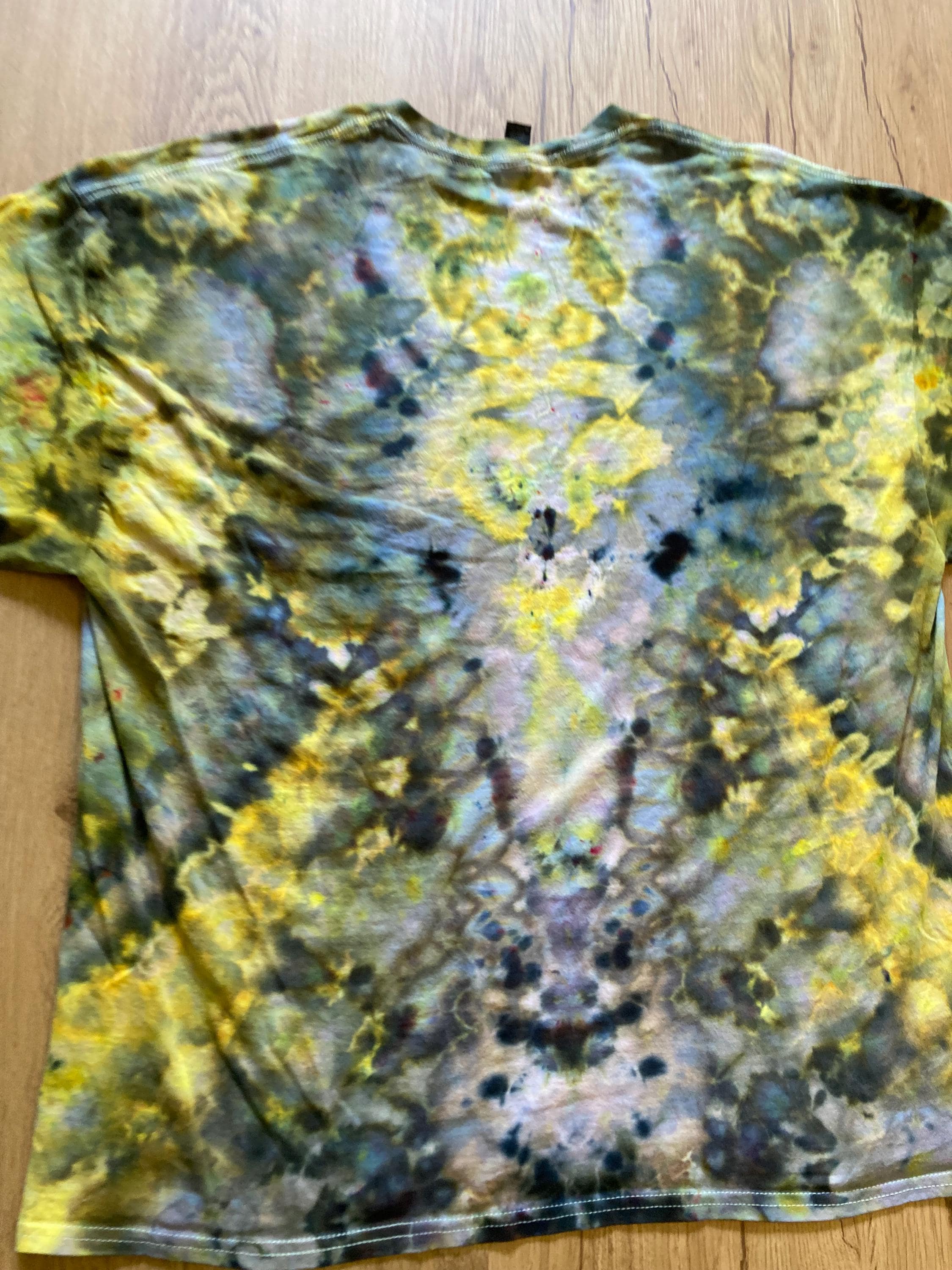 2Xl | Lotus Tie Dye Shirt | Psychedelic T Shirt | Galaxy Ice Dye Shirt | Festival Shirt | Mandala Psytrance Shirt | Geode Tie Dye