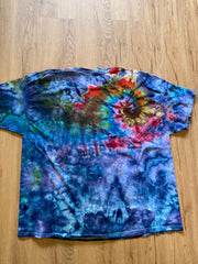 3XL Shirt | Special Tie Dye Shirt | Psychedelic T Shirt | Galaxy Ice Dye Shirt | Festival Shirt | Mandala Psytrance Shirt | Geode Tie Dye