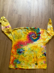 2XL Special Mandala Shirt | Trippy Tie Dye Tee | Lotus Flower Shirt | Oversized Tee | Psychedelic Shirt | Long Sleeve Yoga Tee