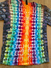 Medium Shirt | Fractal Tie Dye Shirt | Psychedelic T Shirt | Galaxy Ice Dye Shirt | Festival Shirt | Mandala Psytrance Shirt | Geode Tie Dye