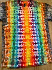 Medium Shirt | Fractal Tie Dye Shirt | Psychedelic T Shirt | Galaxy Ice Dye Shirt | Festival Shirt | Mandala Psytrance Shirt | Geode Tie Dye