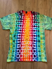 Medium Shirt | Fractal Tie Dye Shirt | Psychedelic T Shirt | Galaxy Ice Dye Shirt | Festival Shirt | Mandala Psytrance Shirt | Geode Tie Dye