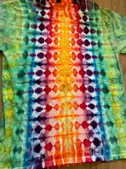Medium Shirt | Fractal Tie Dye Shirt | Psychedelic T Shirt | Galaxy Ice Dye Shirt | Festival Shirt | Mandala Psytrance Shirt | Geode Tie Dye