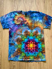Medium Shirt | Special Tie Dye Shirt | Psychedelic T Shirt | Galaxy Ice Dye Shirt | Festival Shirt | Mandala Psytrance Shirt | Geode Tie Dye