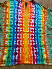Xl Shirt | fractal Tie Dye Shirt | Psychedelic T Shirt | Galaxy Ice Dye Shirt | Festival Shirt | Mandala Psytrance Shirt | Geode Tie Dye