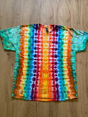 Xl Shirt | fractal Tie Dye Shirt | Psychedelic T Shirt | Galaxy Ice Dye Shirt | Festival Shirt | Mandala Psytrance Shirt | Geode Tie Dye