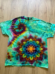 Xl Shirt | Special Tie Dye Shirt | Psychedelic T Shirt | Galaxy Ice Dye Shirt | Festival Shirt | Mandala Psytrance Shirt | Geode Tie Dye