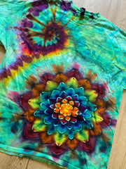 Xl Shirt | Special Tie Dye Shirt | Psychedelic T Shirt | Galaxy Ice Dye Shirt | Festival Shirt | Mandala Psytrance Shirt | Geode Tie Dye