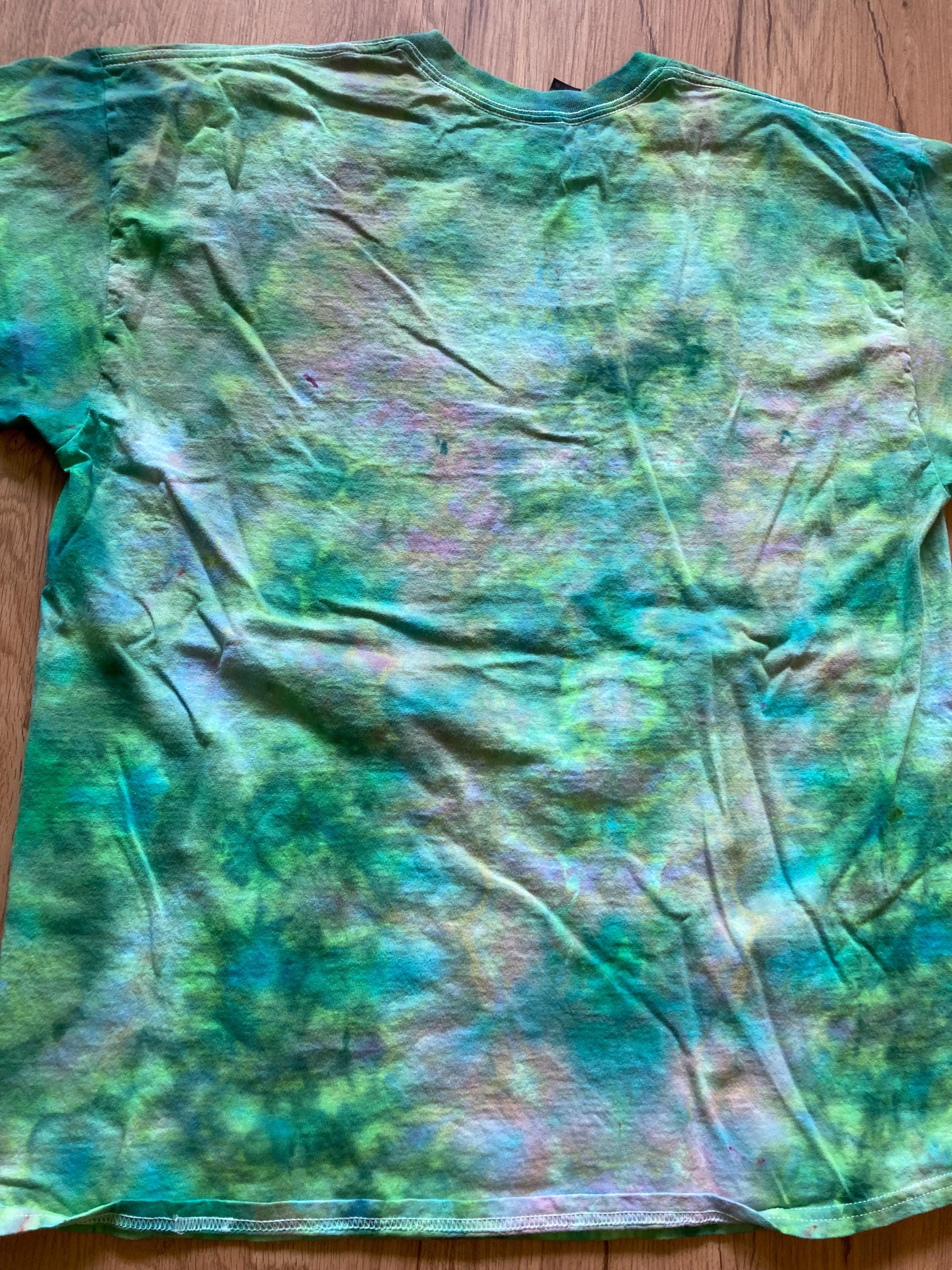 Xl Shirt | Mandala Tie Dye Shirt | Psychedelic T Shirt | Galaxy Ice Dye Shirt | Festival Shirt | Mandala Psytrance Shirt | Geode Tie Dye